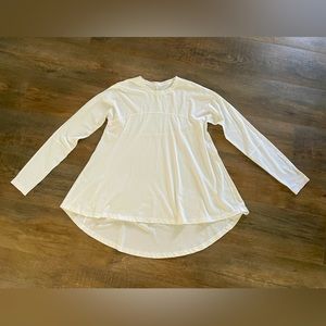 Lululemon oversized tunic white